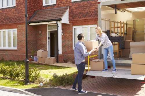 Local commercial movers handling a business relocation in Ruislip