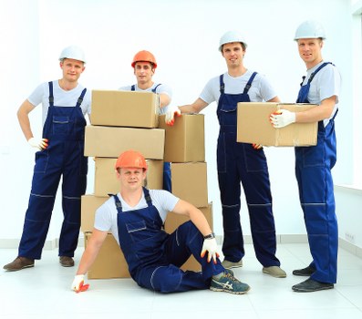 Careful loading of household furniture for a Ruislip move