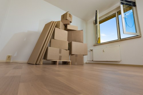 Commercial removal van service for a Ruislip business