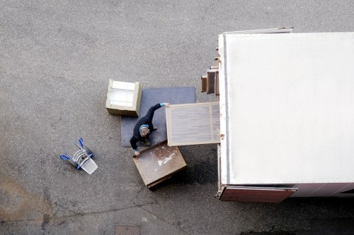 Careful wrapping and labelling of household items during a move