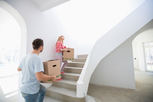 Unpacking and room organisation support for a Ruislip property